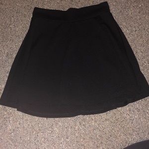 Black skater skirt